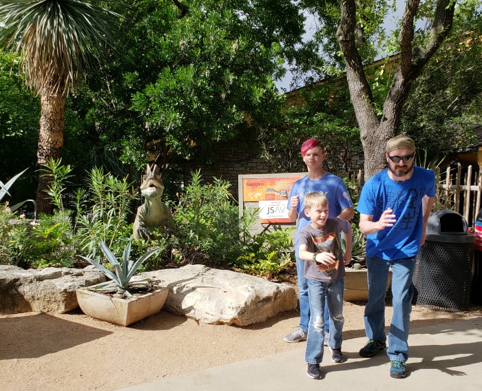 Running from Dinos - Zoorassic Park - San Antonio Zoo | SensiblySara.com