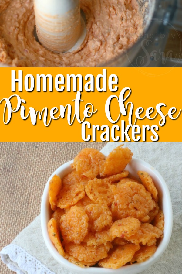 Baked Pimento Cheese Crackers | SensiblySara.com