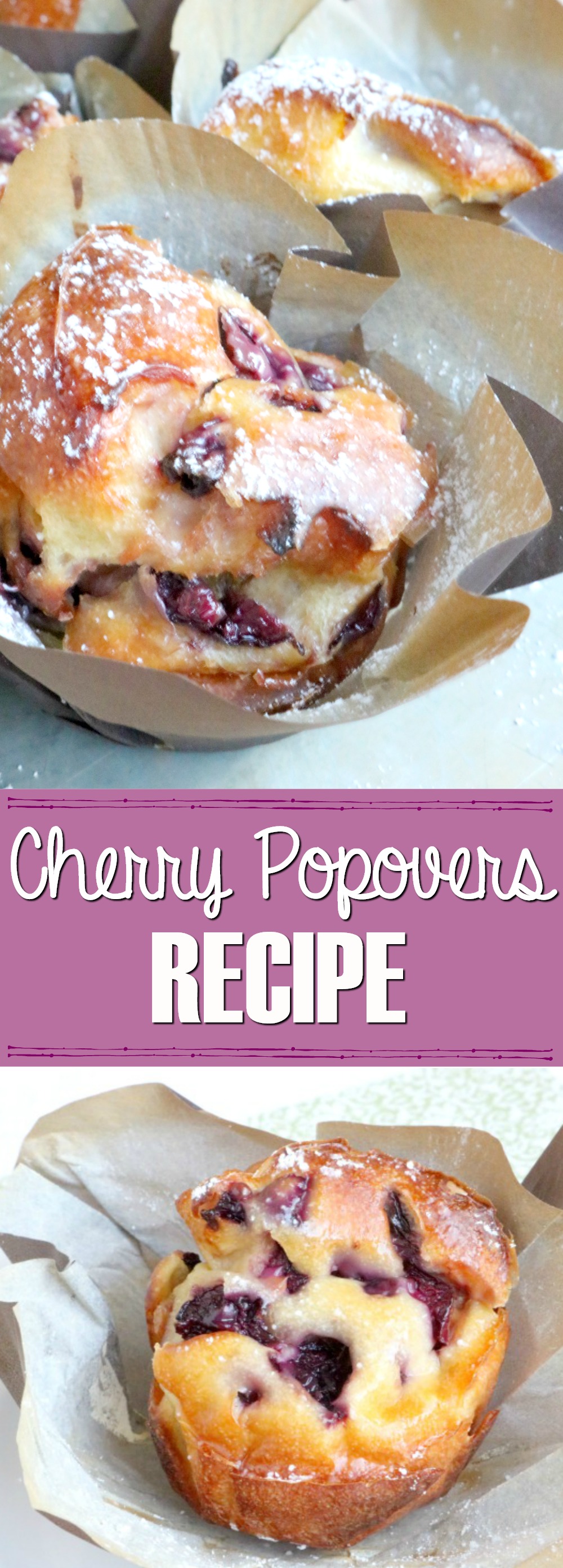 Cherry Popovers Recipe | SensiblySara.com