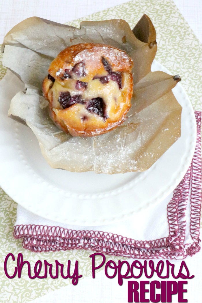 Cherry Popovers Recipe | SensiblySara.com