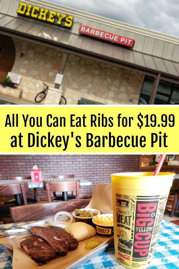 All You Can Eat Ribs at Dickeys Barbecue Pit | SensiblySara.com