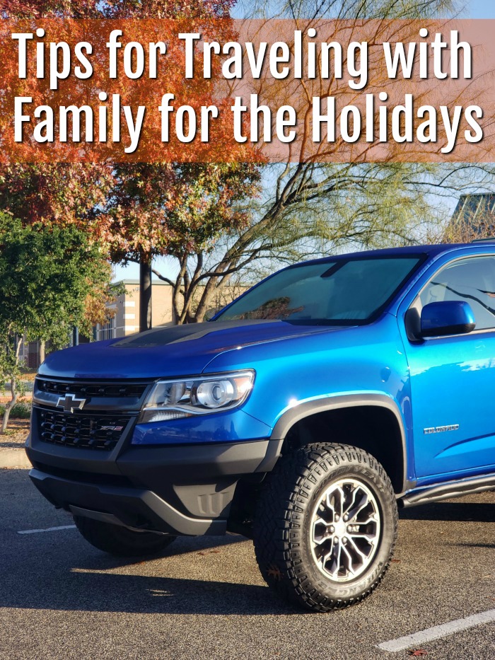 Tips for Traveling with Family for the Holidays in the Chevy Colorado | SensiblySara.com