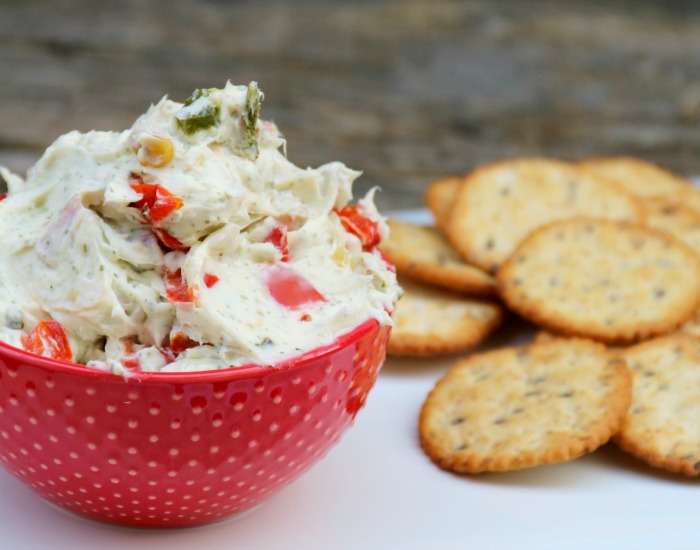 Roasted Vegetable Ranch Dip Recipe | SensiblySara.com