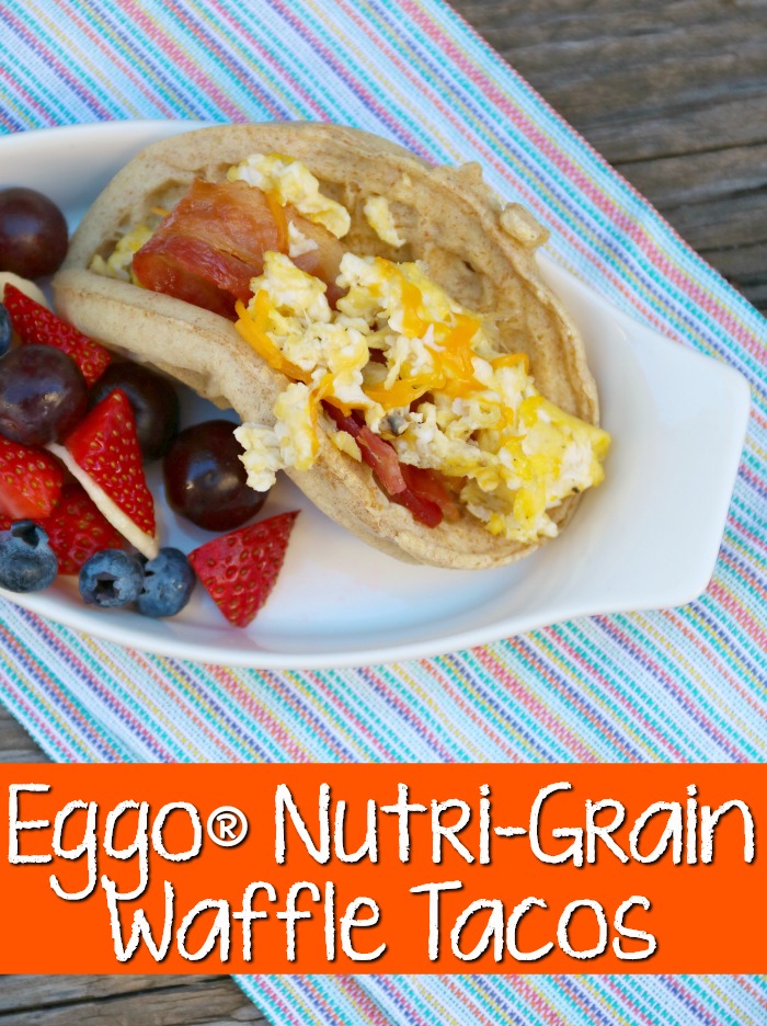 Eggo Low Fat Nutri Grain Waffle Tacos | SensiblySara.com