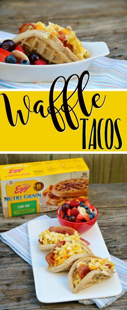 Recipe for Breakfast Waffle Tacos | SensiblySara.com