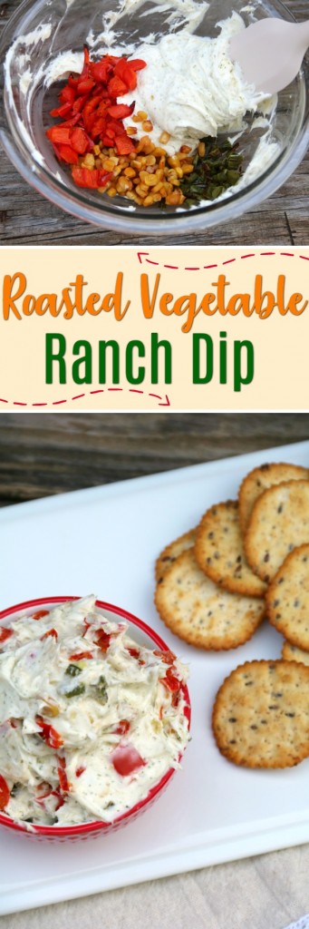 Roasted Vegetable Ranch Dip Recipe | SensiblySara.com