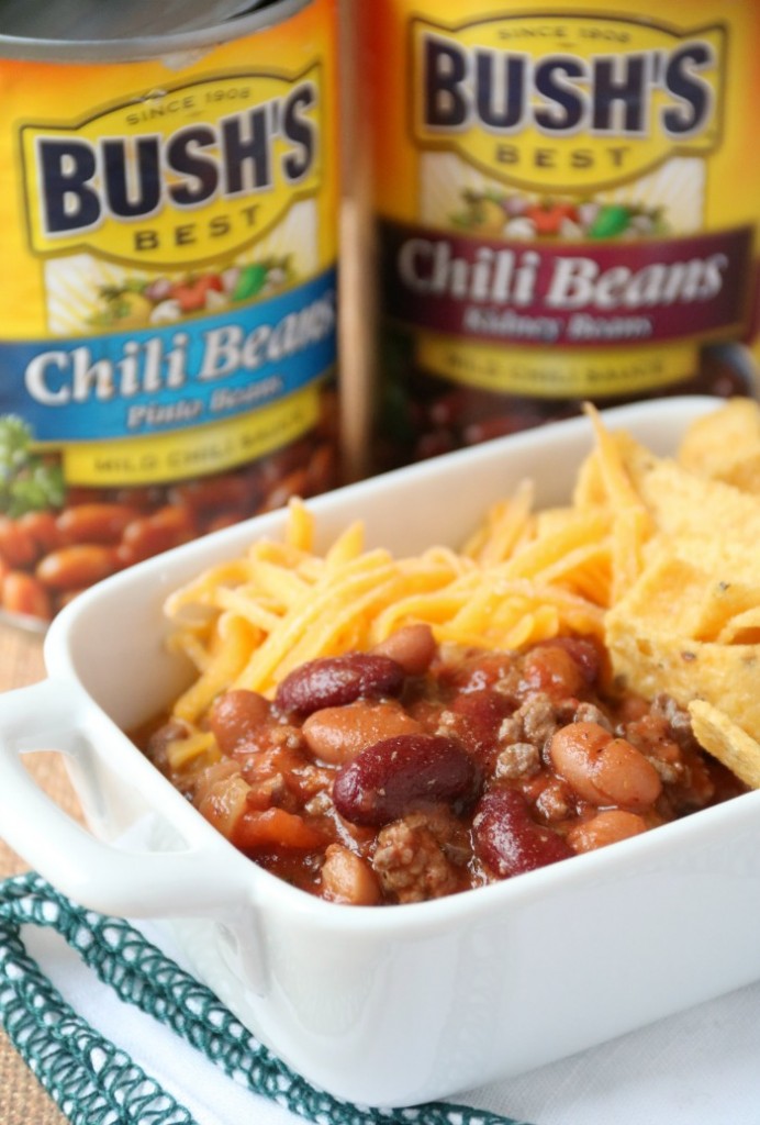 Chili Recipe with Bush's Chili Beans | SensiblySara.com