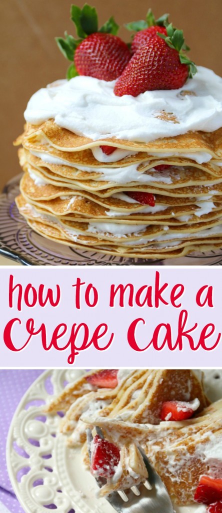 How to Make a Crepe Cake | SensiblySara.com