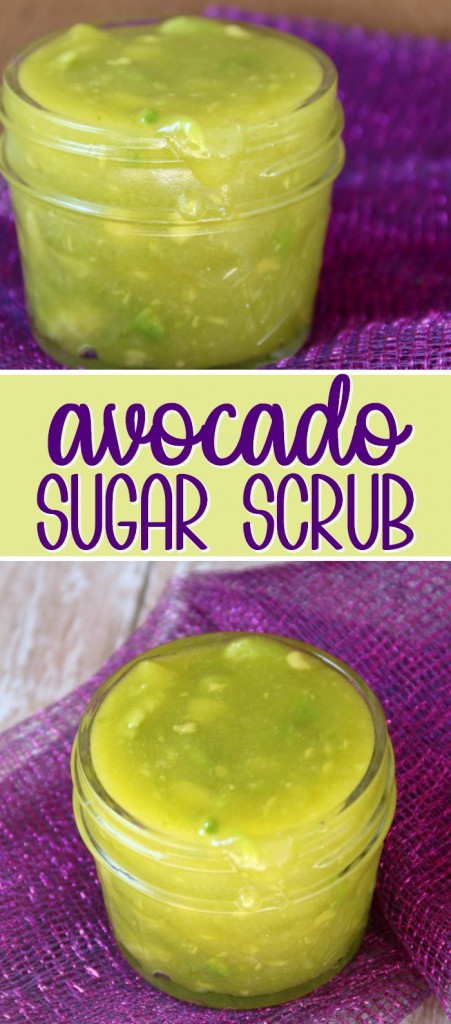 Avocado Sugar Scrub | SensiblySara.com
