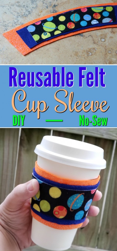 Reusable Felt Cup Sleeve | SensiblySara.com
