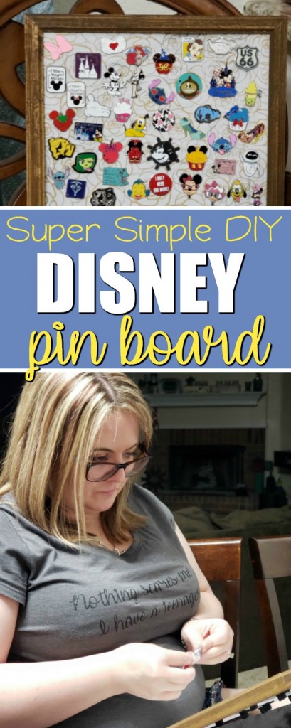 Make this Easy DIY Disney Pin Trading Display Board • The Simple Parent