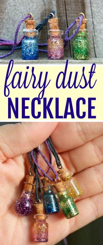 Fairy Dust Necklace Tutorial | SensiblySara.com
