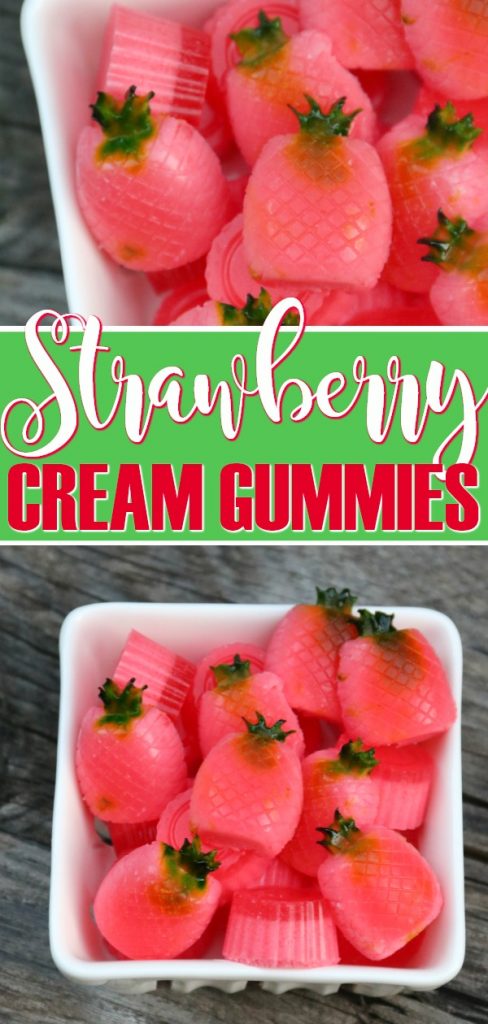 Homemade Strawberry Cream Gummies | SensiblySara.com