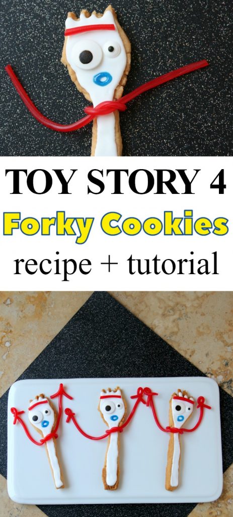 Toy Story 4 Forky Cookies Recipe + Tutorial | SensiblySara.com