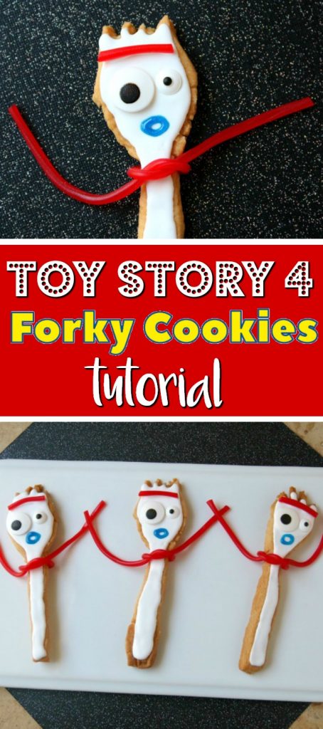 Toy Story 4 Forky Cookies Tutorial | SensiblySara.com