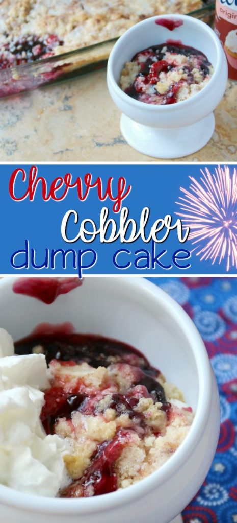 Fourth of July Dessert Recipe - Cherry Cobbler | SensiblySara.com
