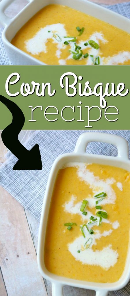 Corn Bisque Recipe | SensiblySara.com