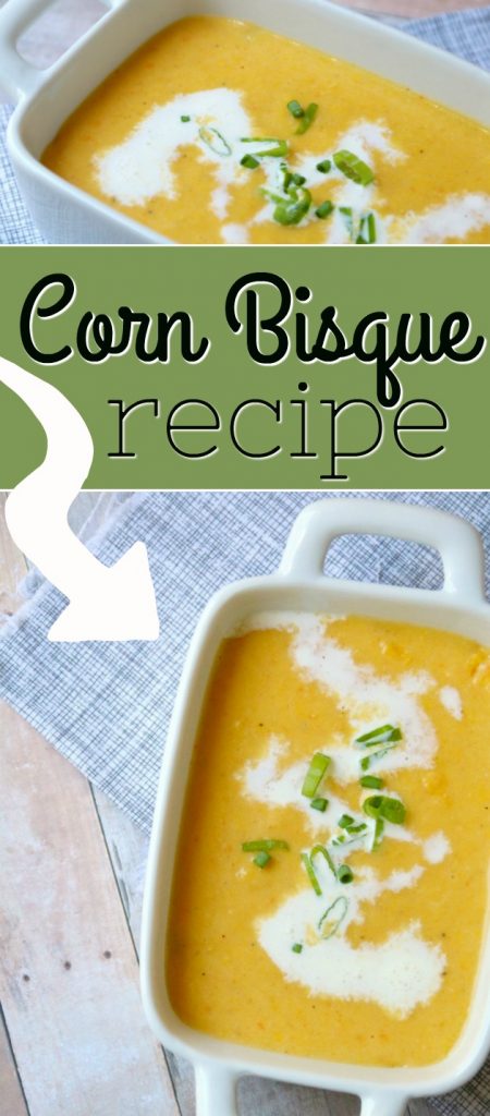 Sweet Summer Corn Bisque Recipe | SensiblySara.com