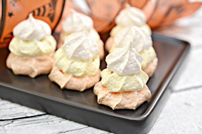 Candy Corn Meringue Recipe A FallThemed Treat