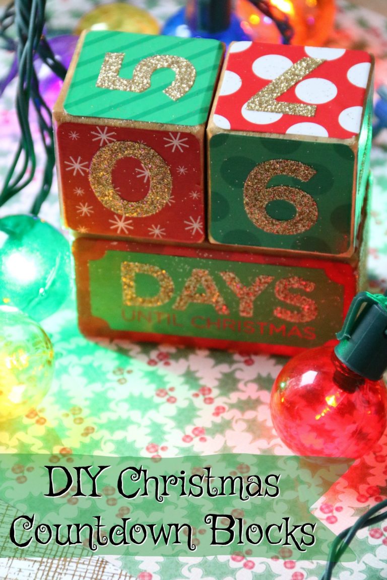 DIY Countdown Blocks