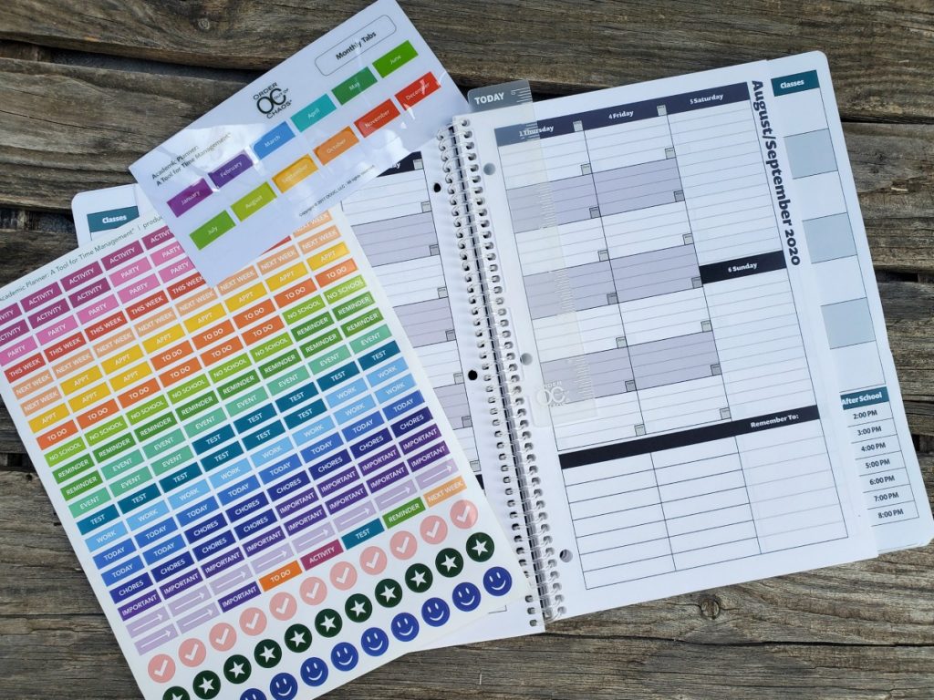 Order Out of Chaos Academic Planner For Back to School {Review}