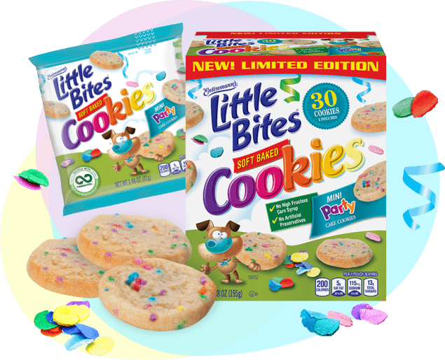 Entenmann’s® Little Bites® Soft Baked Party Cake Cookies